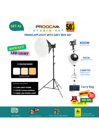  PROOCAM KB-1210 OS-15 65cm Bowen circle mount studio Video Light Lantern Softbox Witth Stand A1